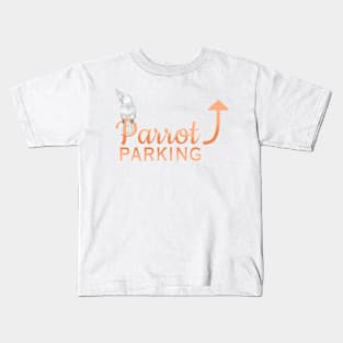 Parrot Parking - Goffin's Cockatoo Kids T-Shirt